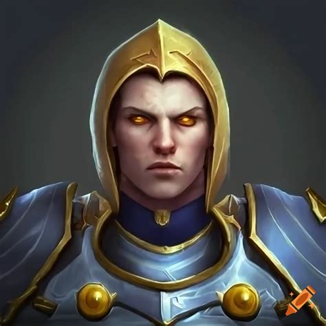 Hyper Realistic Image Of A Paladin With Yellow Eyes On Craiyon