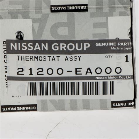 Oem Nissan Frontier Sentra Altima Coolant Thermostat New