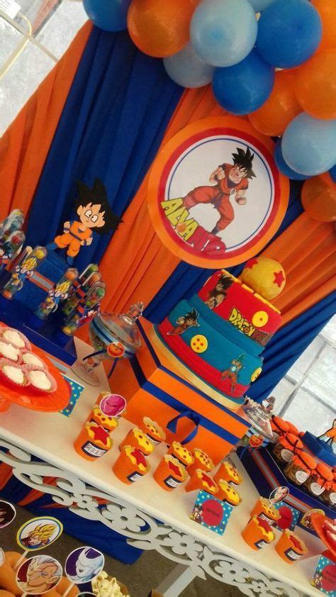 Dragon Ball Decoração de Festa de Aniversário Infantil Goku birthday