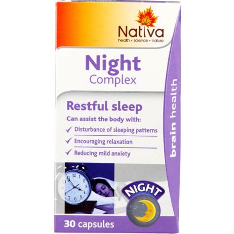 Nativa Night Complex 30 Capsules Clicks