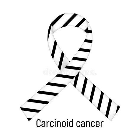 Cancer Ribbon Carcinoid Cancer Stock Vector Illustration Of Design Symbol 271256758