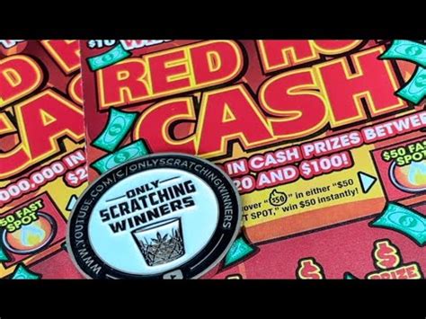 Back To Back Winners Red Hot Cash CA Lottery Scratcher YouTube