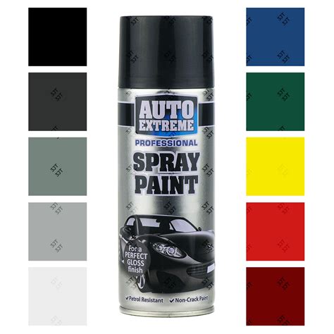 Auto Extreme Aerosol Spray Paint Satin Gloss Matt Primer Galvanised ...