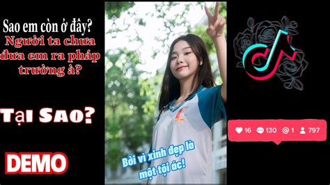 Cách Edit Trend Hot Tiktok Người Ta Chưa Bắt Em Ra Pháp Trường à