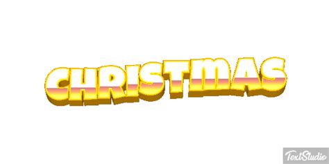 Christmas Word Animated  Logo Designs