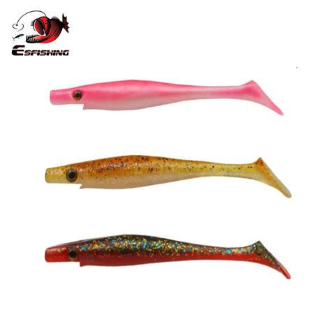 Esfishing New Fishing Lures Hog Shad In T Tail Soft Plastic Lure Buy