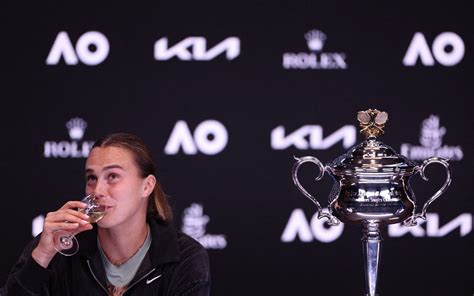 You Wanted Me To Drink Australian Open Champion Aryna Sabalenka