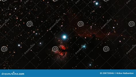 Horsehead Nebula in the Orion Constellation Stock Photo - Image of ...