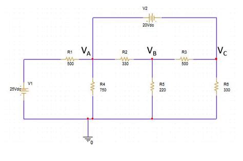 Solved Using Superposition Determine The Node Voltages Fo