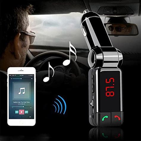 KWOKKKER Car Bluetooth FM Transmitter Kit Wireless MP3 Player Modulator