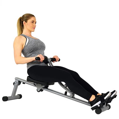 Sunny Health & Fitness SF-RW1205 Rowing Machine Rower w/ 12 Level