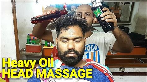 Heavy Oil Head Massage With Neck Cracking By Reiki Master Asmr Youtube