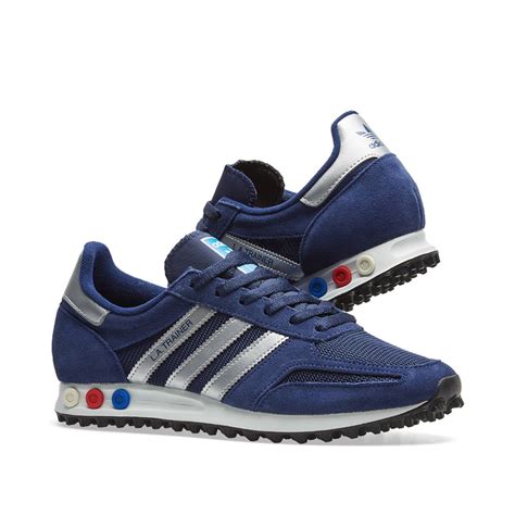 Adidas LA Trainer Blue, Silver & Grey Heather | END. (US)