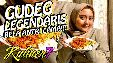 KULINER JOGJA LEGENDARIS GUDEG BROMO BU TEKLUK RELA ANTRI PANJANG