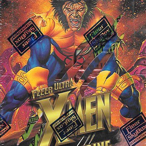 Sealed Trading Cards Fleer Marvel Ultra X Men Trading Cards Hobby