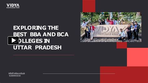 Ppt Exploring The Best Bba And Bca Colleges In Uttar Pradesh