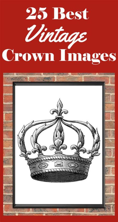 A Fabulous Collection Of Crown Clipart These Marvelous Free Vintage