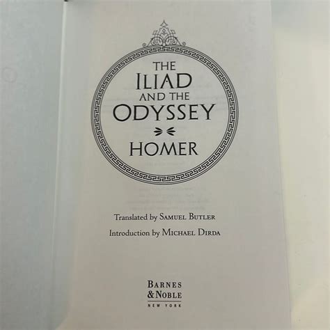 The Iliad And The Odyssey By Homer Michael Dirda Samuel Butler Hardcover Pangobooks