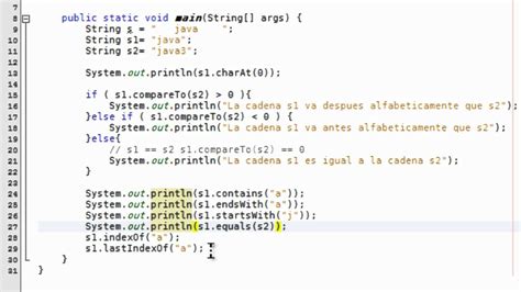 Tutorial 14 Java Métodos Clase String Youtube