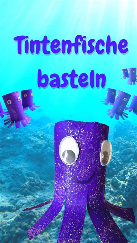 Tintenfische Aus Klopapierrollen Basteln Bastelanleitung Video