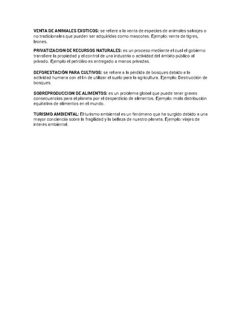 Ejemplo De Venta De Animales Exóticos 5
