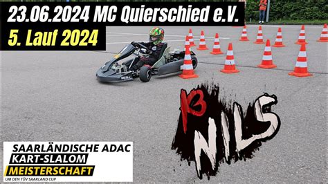 Nils K Lauf Saarl Ndische Adac Kart Slalom Meisterschaft