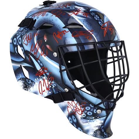 Seattle Kraken Autographed Goalie Mask - Limited Edition