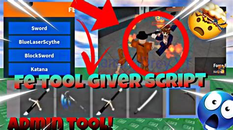 Roblox Tool Giver Script [fe] Admin Tool Giver 🔥op🔥 Hydrogen Fluxus Delta Arceus Youtube