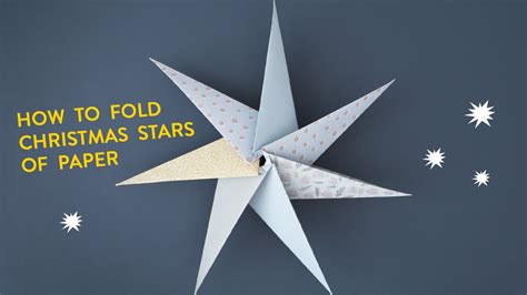 How To Fold Christmas Stars Of Paper Diy By Søstrene Grene Youtube