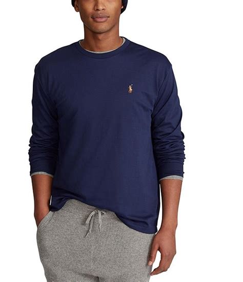 Polo Ralph Lauren Classic Fit Soft Cotton Long Sleeve Tee Dillards