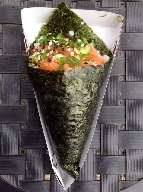 Temaki Sushi Stock Photo Image Of Roll Traditional Rolled 4037108