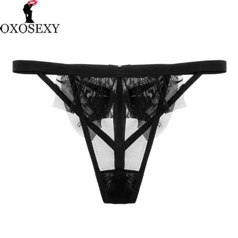 Sexy Lingerie Women Thongs And G Strings Low Waist Lace Sexy Panties