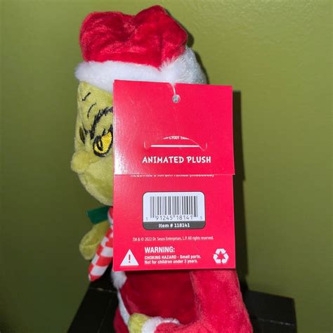 Gemmy Dr Seuss The Grinch Animated Plush Dances To Youre A Mean One