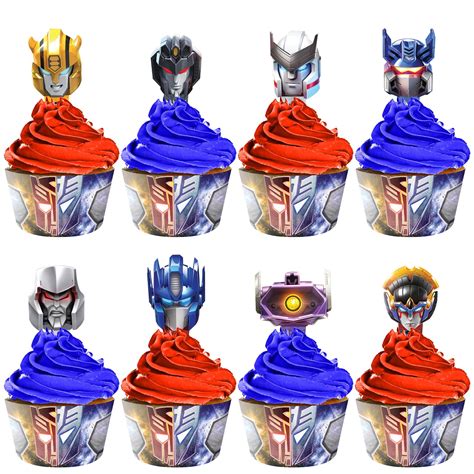 Transformers Cupcake Toppers & Transformers Cupcake Wrappers - Walmart.com