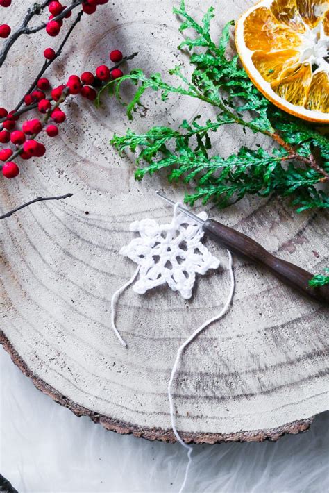 Schneeflocke H Keln Kostenfreie Anleitung F R Wei E Weihnacht