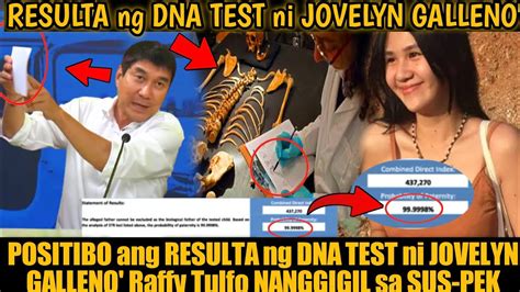 Resulta Ng Dna Test Ni Jovelyn Galleno Nag Positibo Ba Robinsons Mall