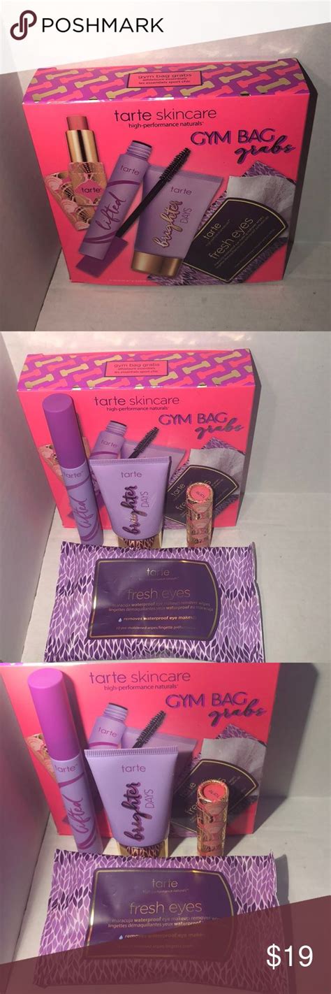 Tarte Skincare Gym Bag Grabs Four Pc Travel Size Travel Size Products