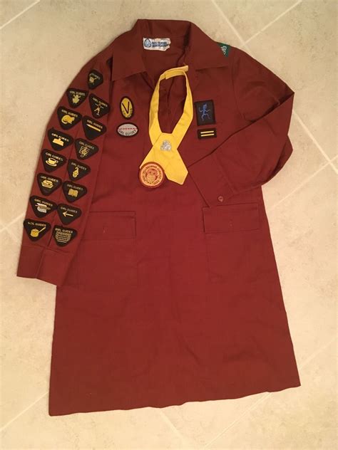 Vintage Brownie Uniform 1970 1980 S In Collectables Memorabilia Girl