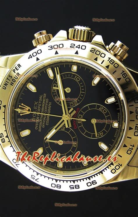 Rolex Cosmograph Daytona Movimiento Original Cal Reloj De