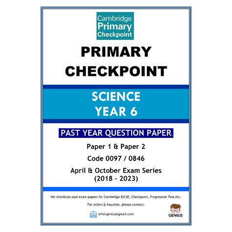 Cambridge Checkpoint Past Exam Papers Primary Year Lower Secondary