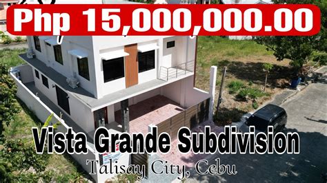 Php M Newly Build House And Lot For Sale Near Clubhouse Vista Grande