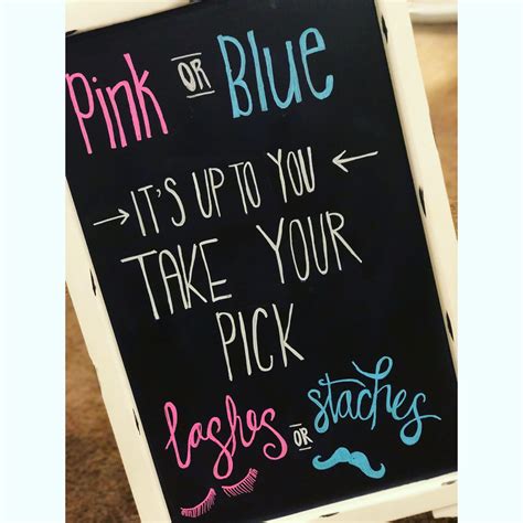 Gender Reveal Chalkboard Gender Reveal Chalkboard Chalkboard