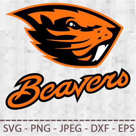 Oregon State Beavers Logo Svg Png Jpeg Dxf Digital Cut Vect Inspire