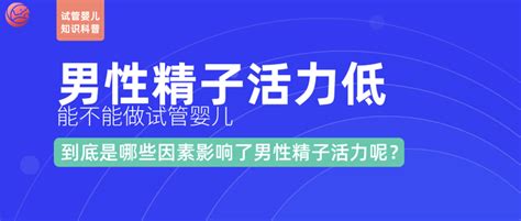 男性精子活力低下能做试管婴儿吗？ 知乎