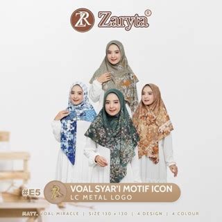 Jual PAKET USAHA ZARYTA SCARF 5 1pcs Hijab Jilbab Kerudung Segi Empat