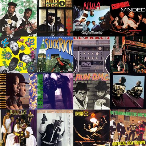 CLASSIC 1980's Rap Album Cover Art Collage Kit DIGITAL DOWNLOADS 50 Pcs ...