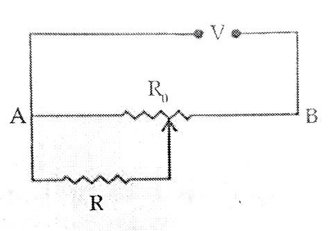 A Resistance Of R Draws Current From A Potentiometer The Potentiomet