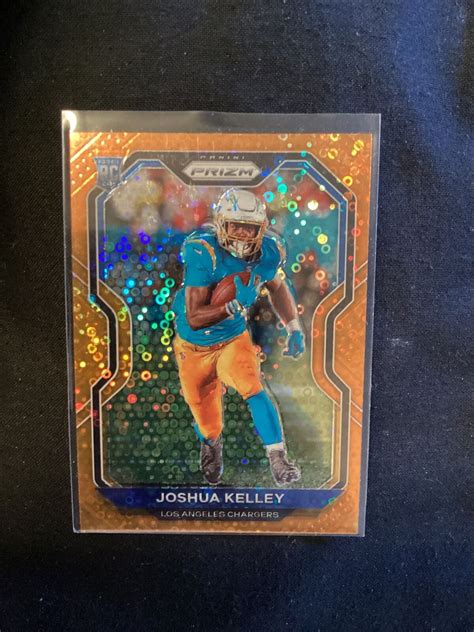 2020 Panini Prizm Orange DISCO Joshua Kelley 326 Rookie Rc JT16 EBay