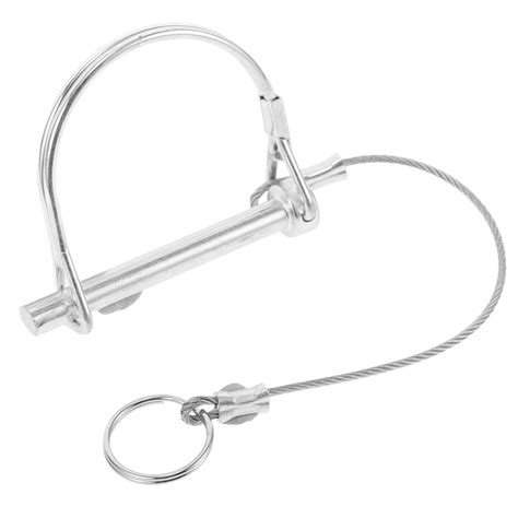 GOOHOCHY Trailer Coupler Pin with Plastic Coating Quick Release Ring