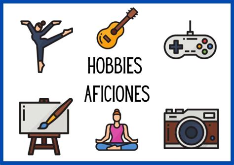 Cuáles son tus aficiones Actividades interactivas para aprender el